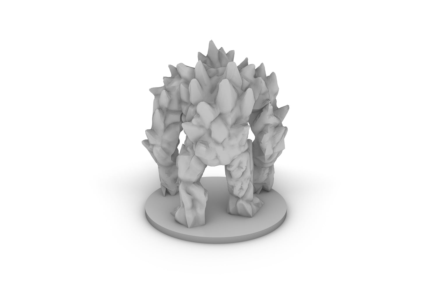 Ice Elemental Tabletop DND Gaming Miniature