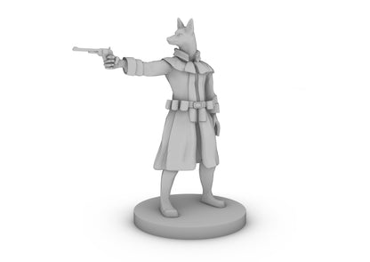 Khenra Gunslinger Tabletop DND Gaming Miniature