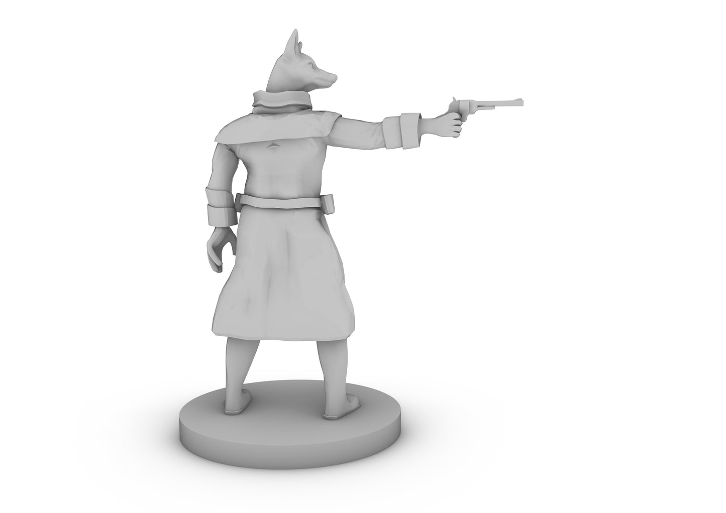 Khenra Gunslinger Tabletop DND Gaming Miniature