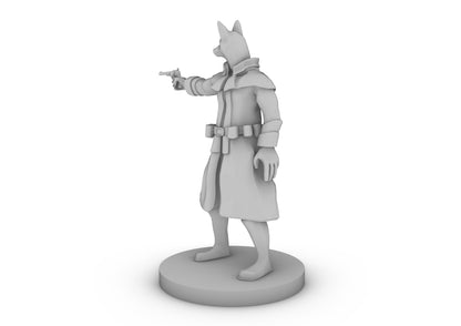 Khenra Gunslinger Tabletop DND Gaming Miniature