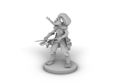 Kitsune Ranger Tabletop DND Gaming Miniature