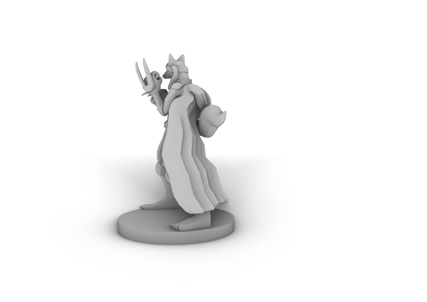 Kitsune Rogue Tabletop DND Gaming Miniature