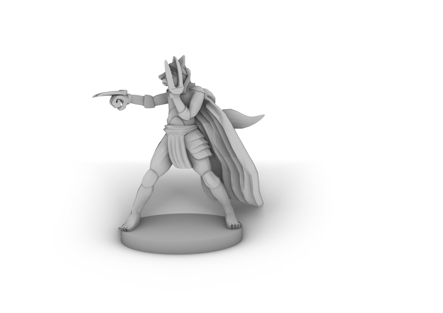 Kitsune Rogue Tabletop DND Gaming Miniature