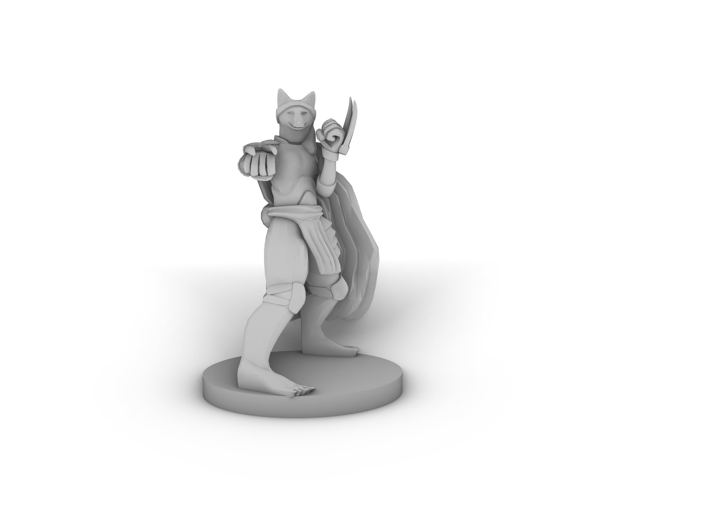 Kitsune Rogue Tabletop DND Gaming Miniature