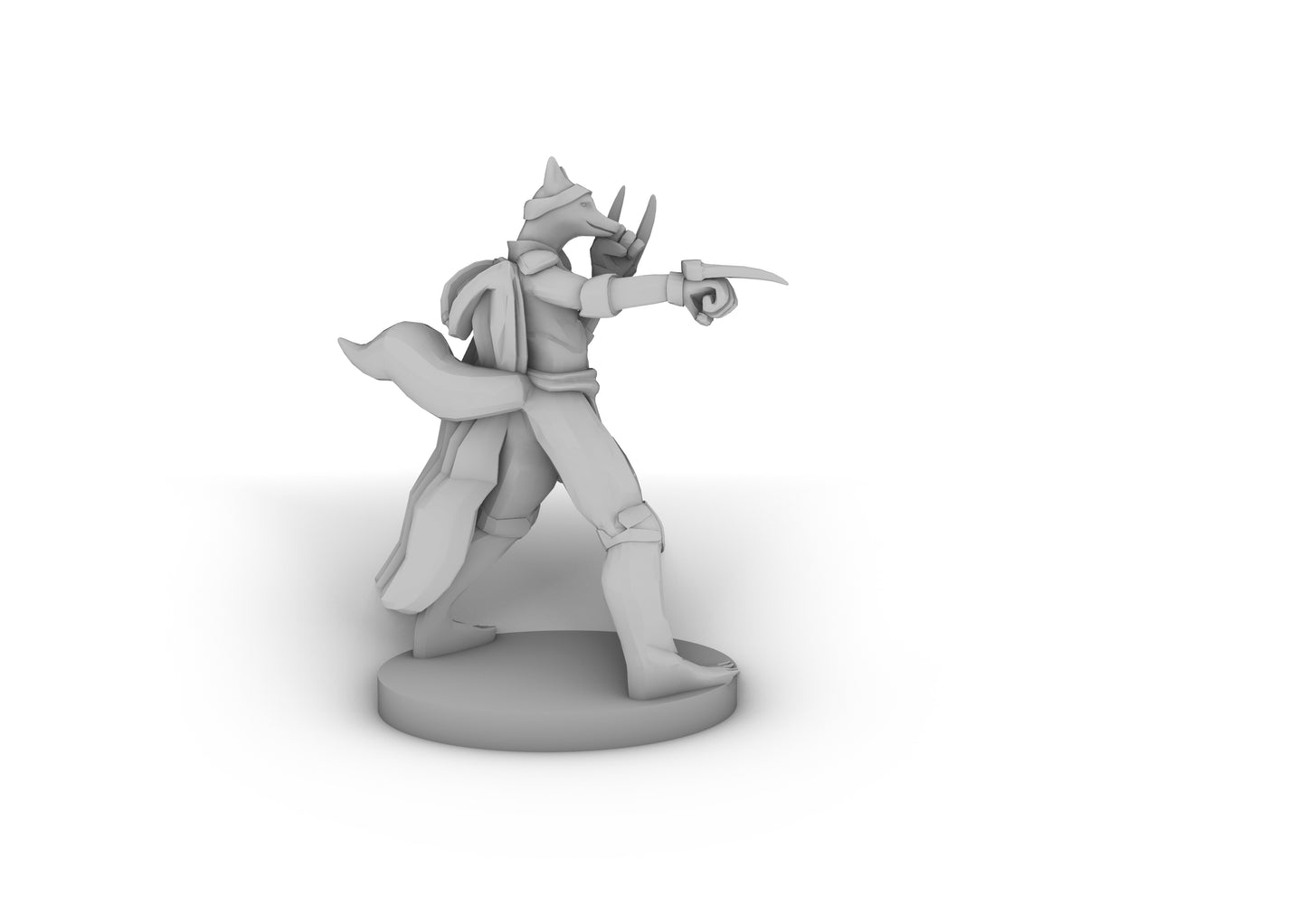 Kitsune Rogue Tabletop DND Gaming Miniature