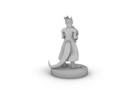 Kobold Female Holding a Wilted Daisy Tabletop DND Gaming Miniature