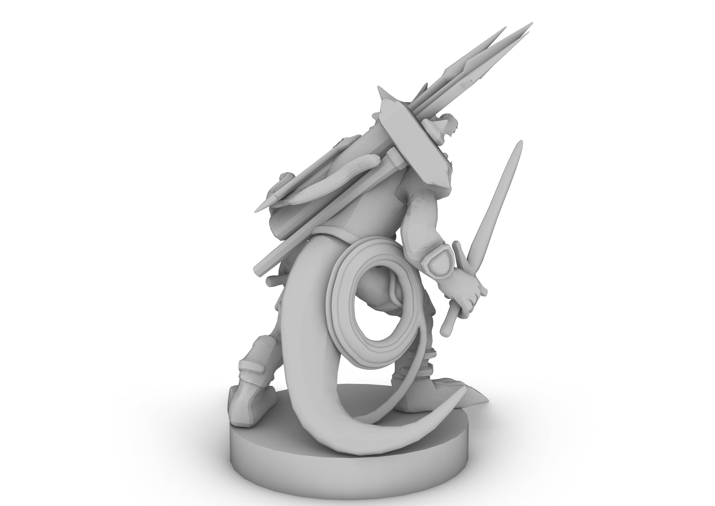 Kobold Weapon Master Tabletop DND Gaming Miniature