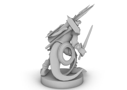 Kobold Weapon Master Tabletop DND Gaming Miniature