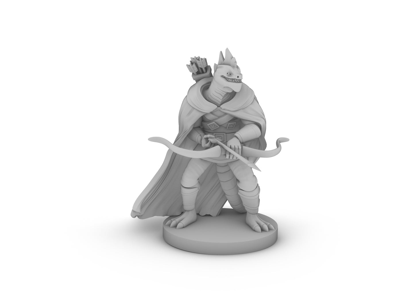 Lizardfolk Arcane Archer Tabletop DND Gaming Miniature