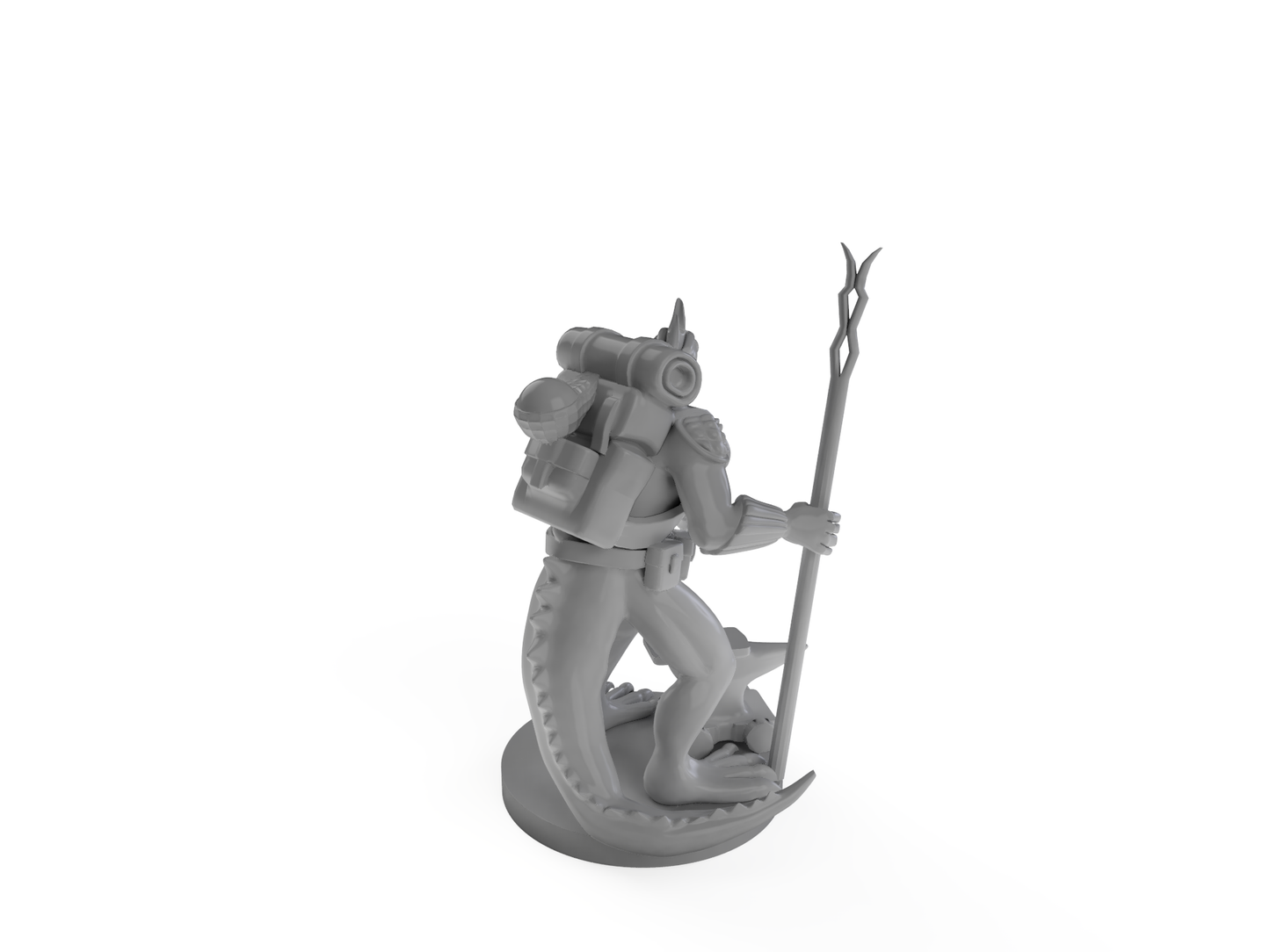 Lizardfold Artificer Tabletop DND Gaming Miniature