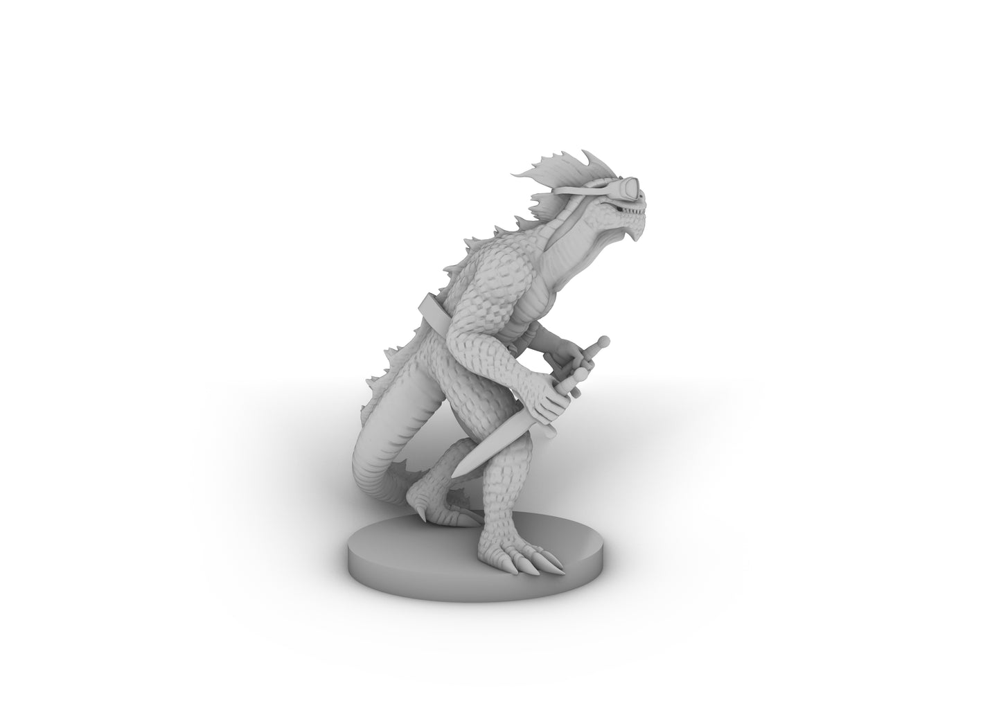 Lizardfolk Rogue Tabletop DND Gaming Miniature