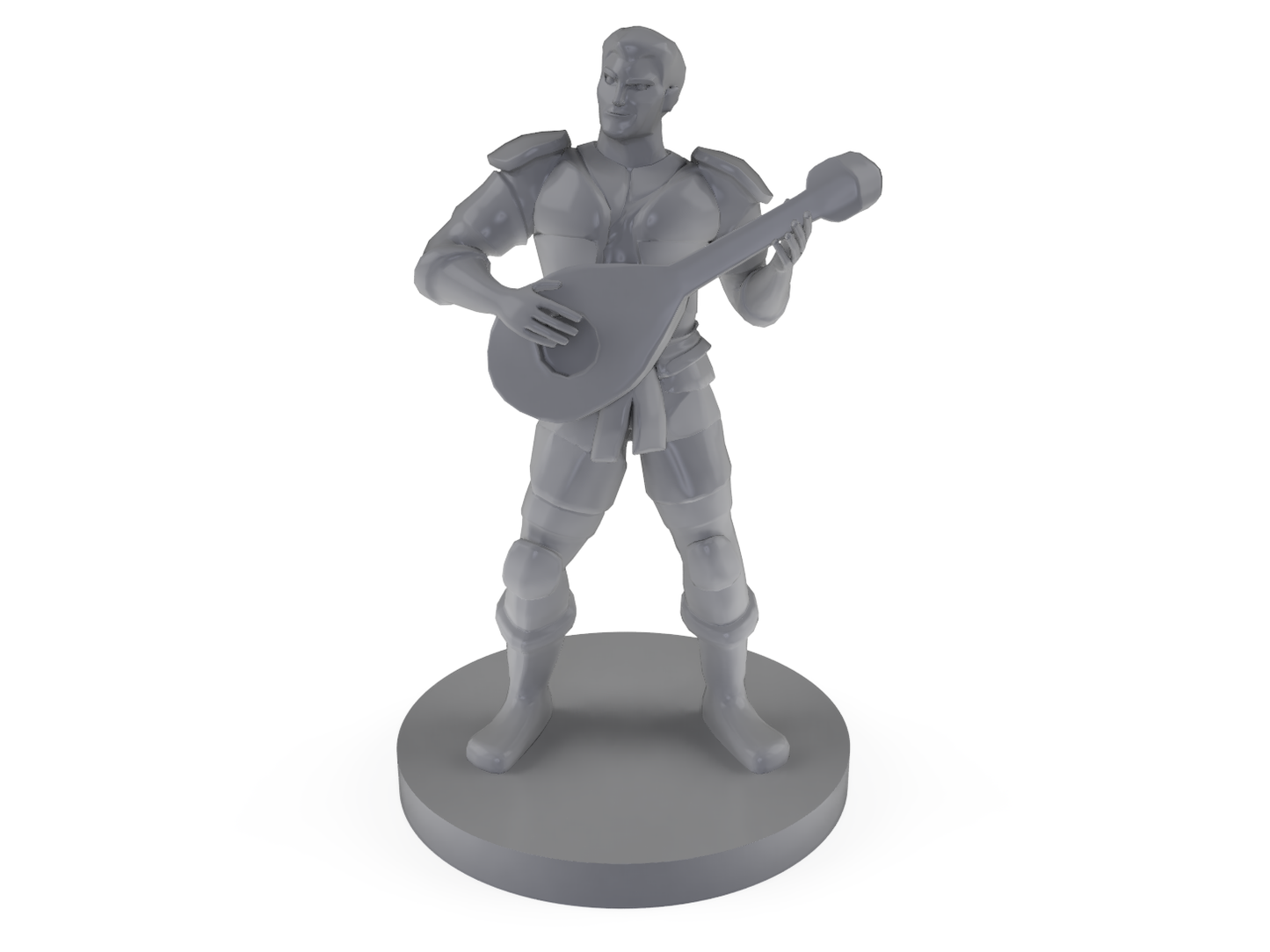 Male Human Bard 3 Tabletop DND Gaming Miniature