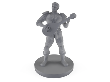 Male Human Bard 3 Tabletop DND Gaming Miniature