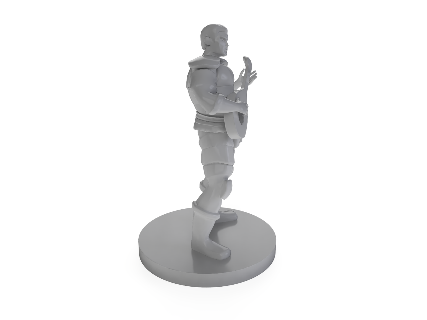 Male Human Bard 3 Tabletop DND Gaming Miniature