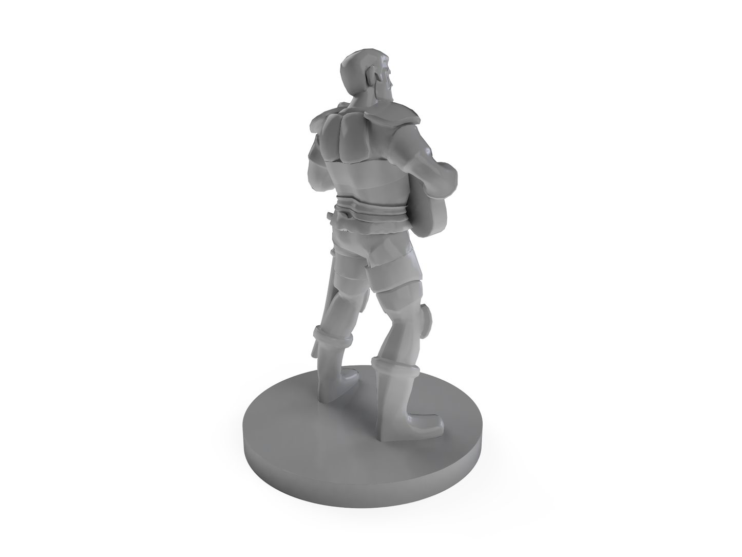 Male Half Elf Bard Tabletop DND Gaming Miniature