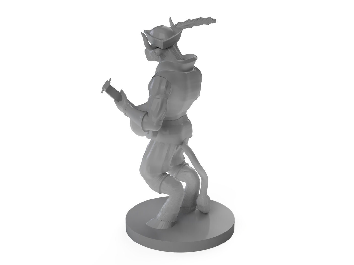 Minotaur Male Bard Tabletop DND Gaming Miniature