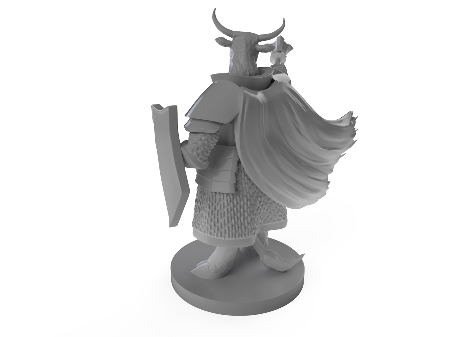 Minotaur Male Cleric Tabletop DND Gaming Miniature