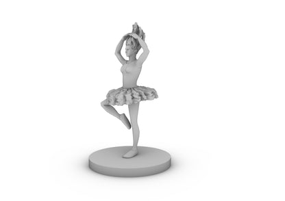 Magic Female Ballerina Tabletop DND Gaming Miniature