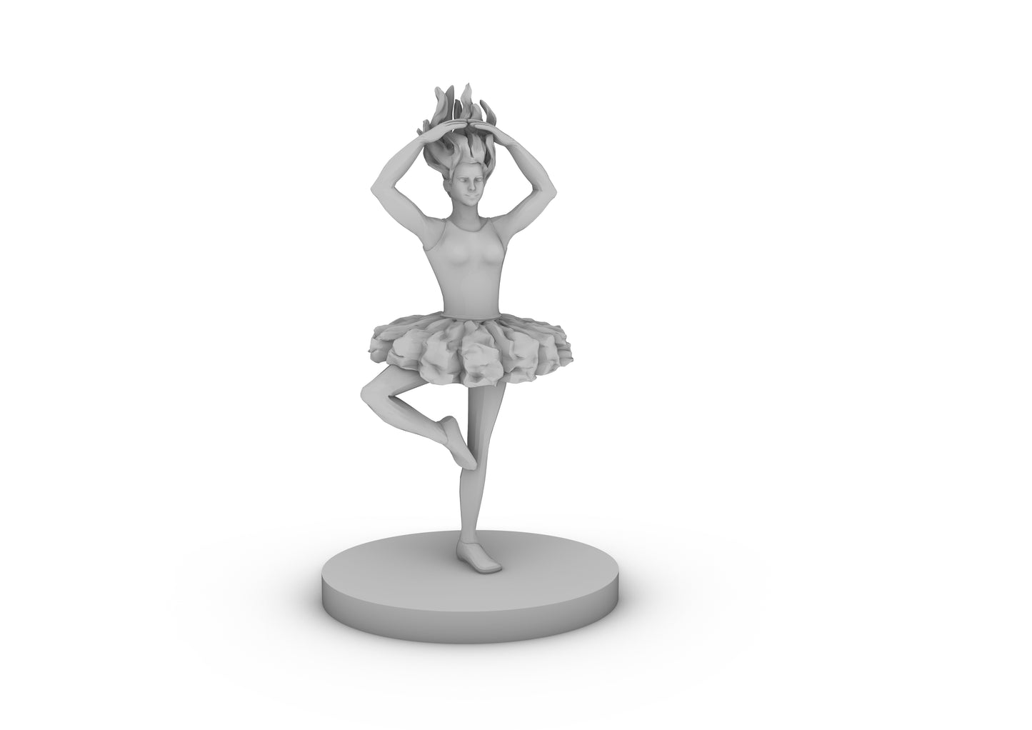 Magic Female Ballerina Tabletop DND Gaming Miniature