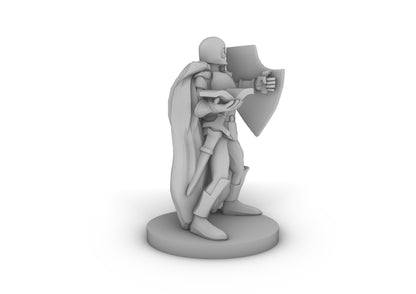 Male Eldritch Knight Tabletop DND Gaming Miniature