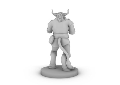 Minotaur Monk Tabletop DND Gaming Miniature