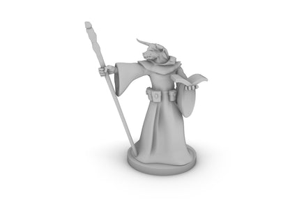 Minotaur Wizard Tabletop DND Gaming Miniature