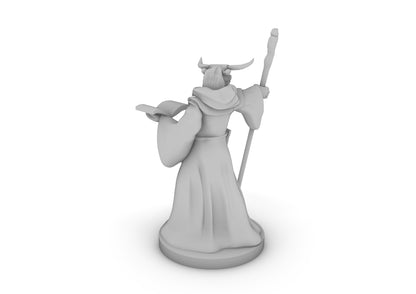 Minotaur Wizard Tabletop DND Gaming Miniature