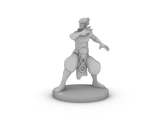 Monk Elf Tabletop DND Gaming Miniature