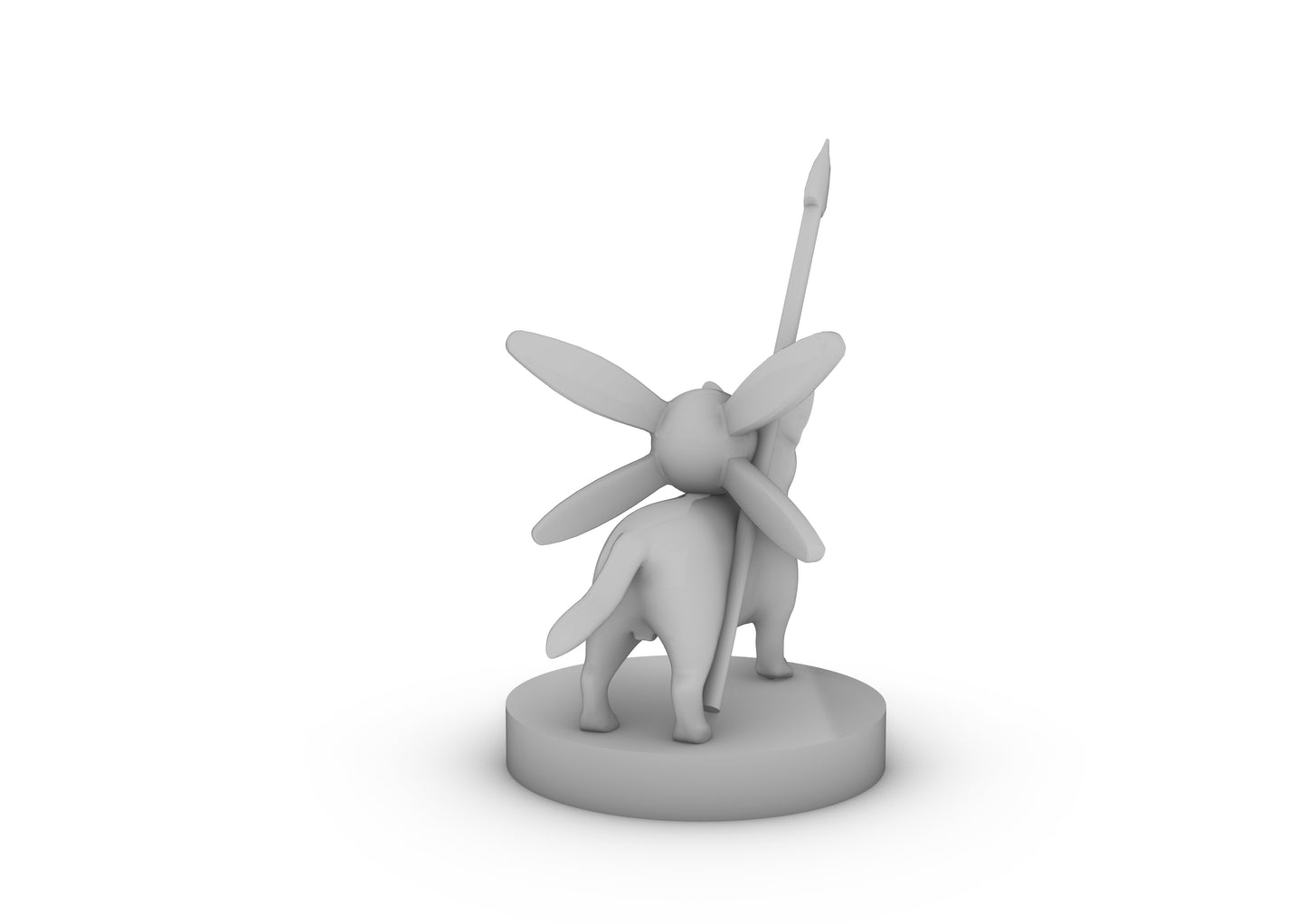 Pixie on a Corgi Tabletop DND Gaming Miniature