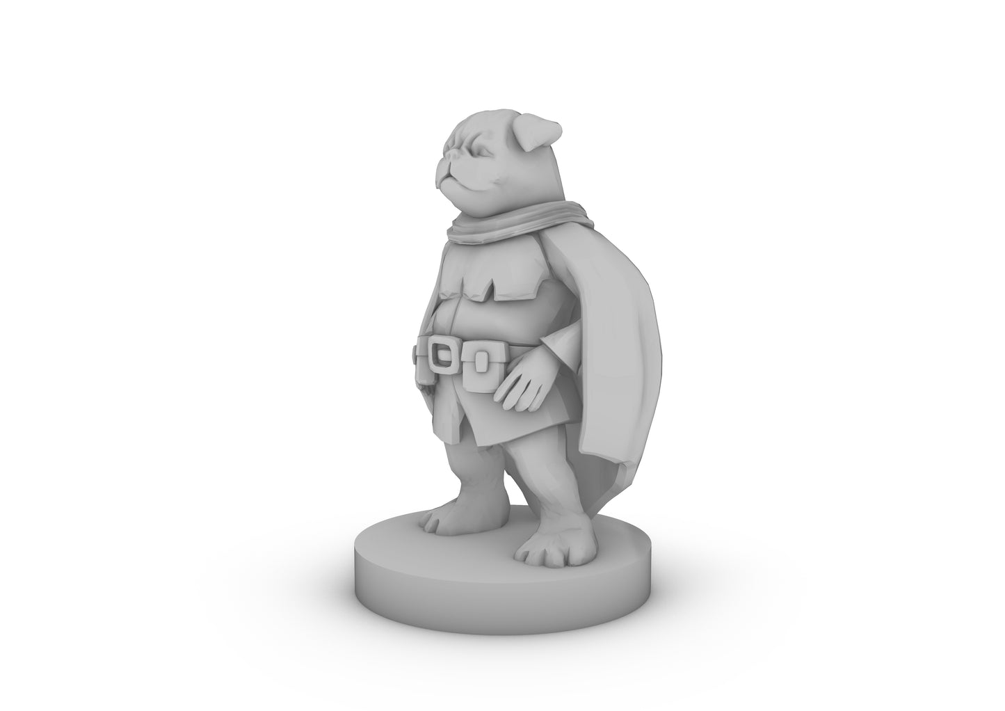 Pugfolk Adventurer Tabletop DND Gaming Miniature