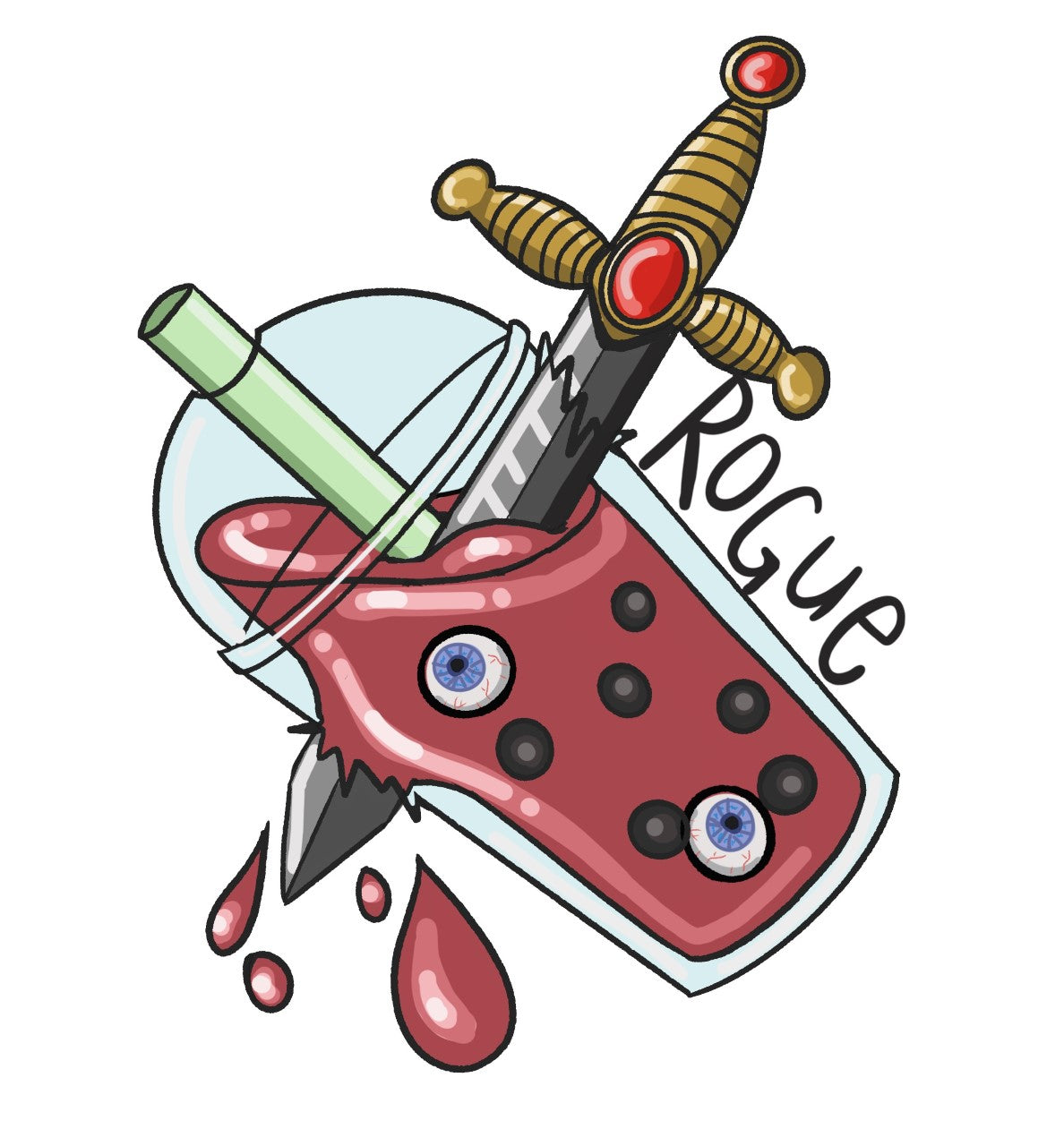 Rogue Boba Sticker