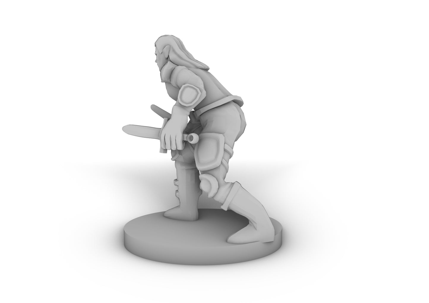 Rogue Half Elf Tabletop DND Gaming Miniature