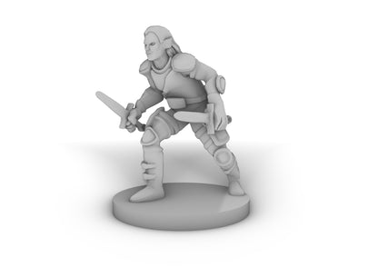 Rogue Half Elf Tabletop DND Gaming Miniature