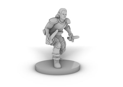 Rogue Half Elf Tabletop DND Gaming Miniature