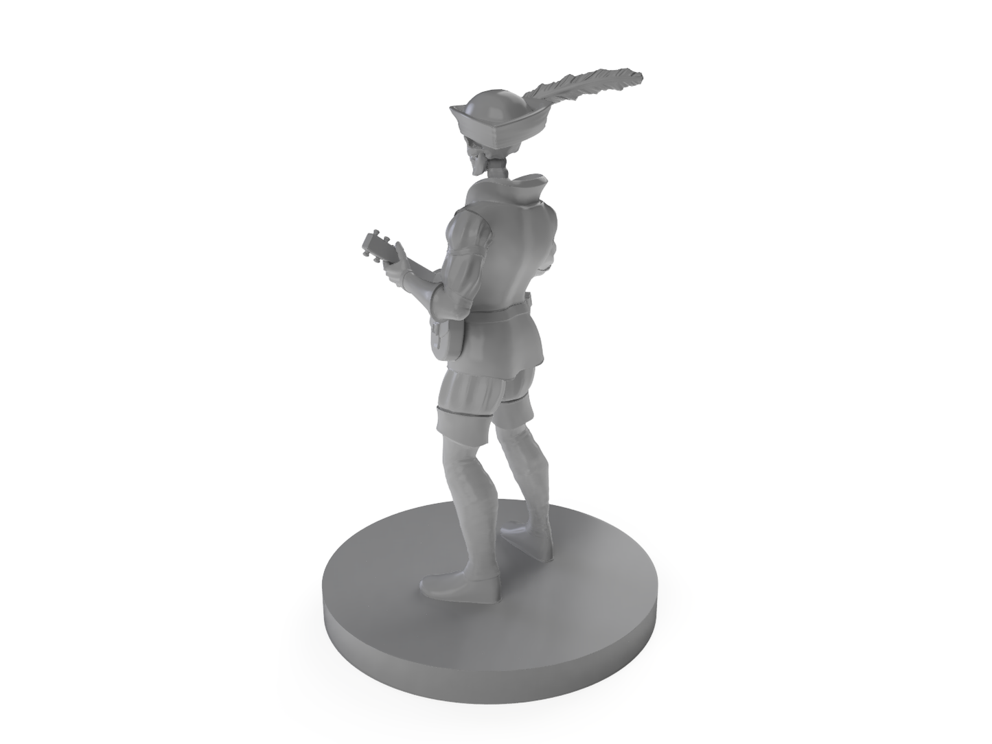 Skeleton Bard 3 Tabletop DND Gaming Miniature