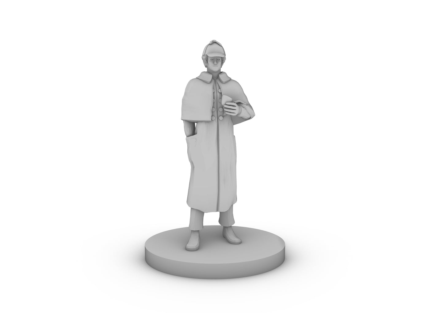 Sherlock NPC with Hat Tabletop DND Gaming Miniature