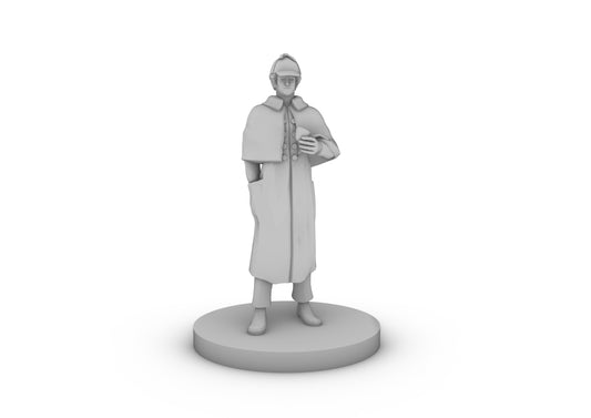 Sherlock NPC with Hat Tabletop DND Gaming Miniature