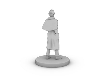 Sherlock NPC with Hat Tabletop DND Gaming Miniature