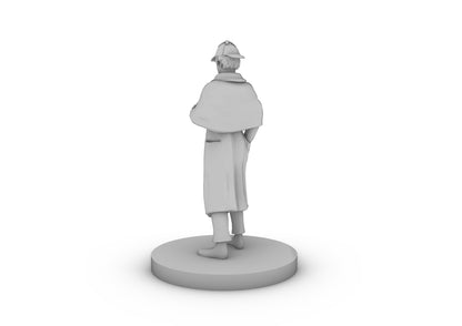 Sherlock NPC with Hat Tabletop DND Gaming Miniature