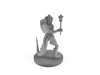 Tiefling Female Cleric Tabletop DND Gaming Miniature