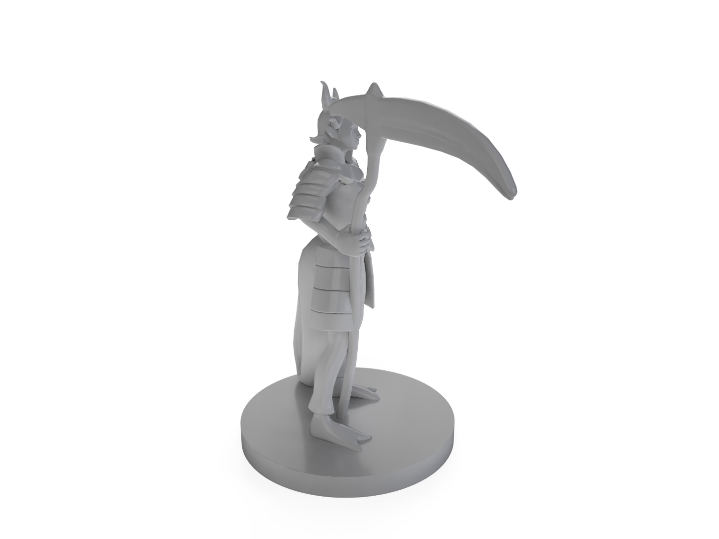 Tiefling Female Death Cleric Tabletop DND Gaming Miniature