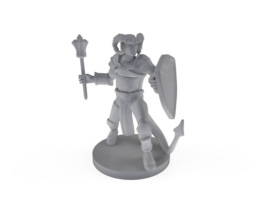 Tiefling Male Cleric Tabletop DND Gaming Miniature