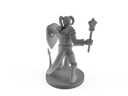 Tiefling Male Cleric Tabletop DND Gaming Miniature