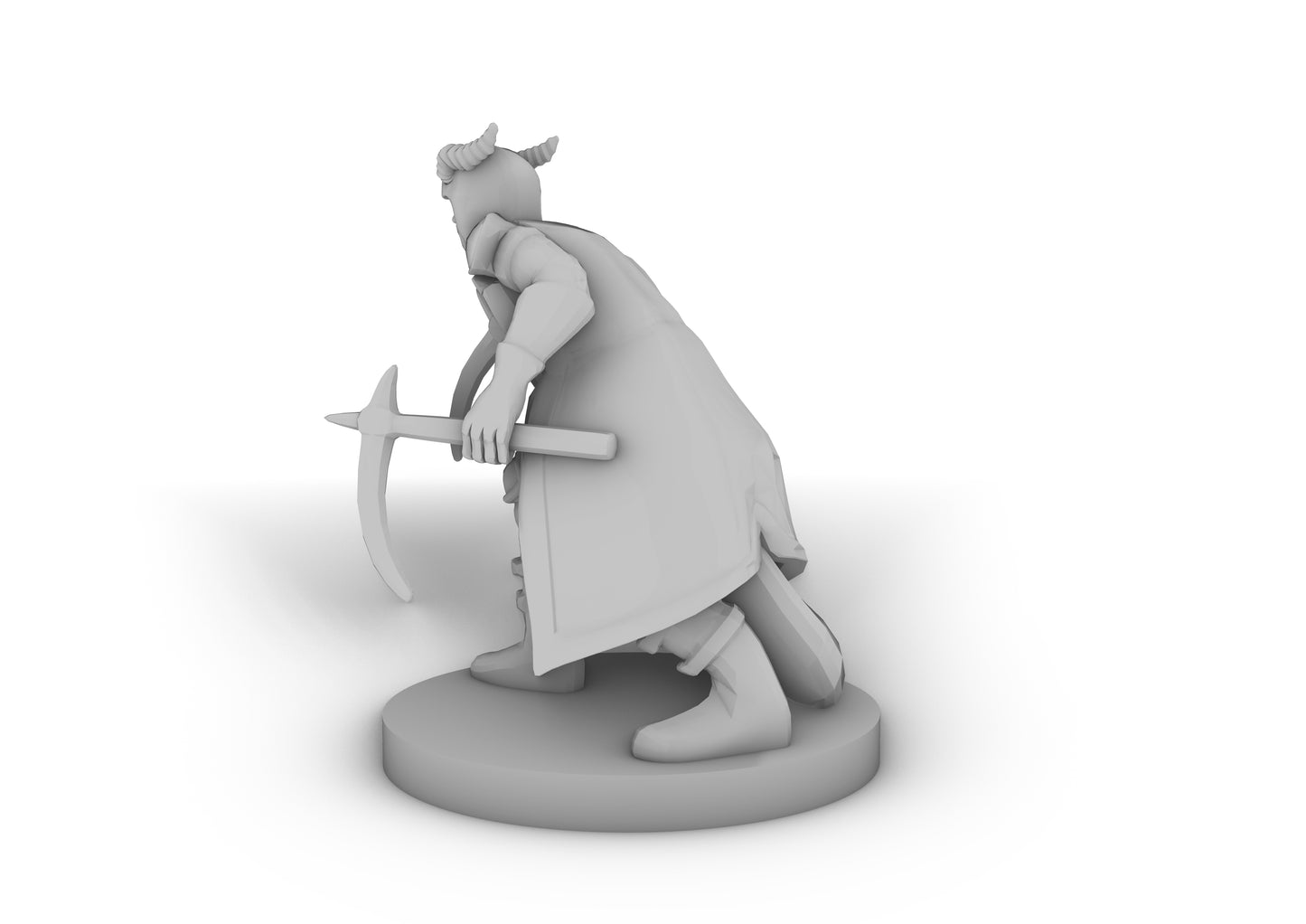 Tiefling Rogue With Scythes Tabletop DND Gaming Miniature