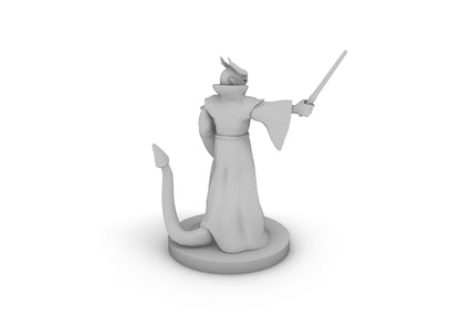 Tiefling Wizard With Glasses Tabletop DND Gaming Miniature