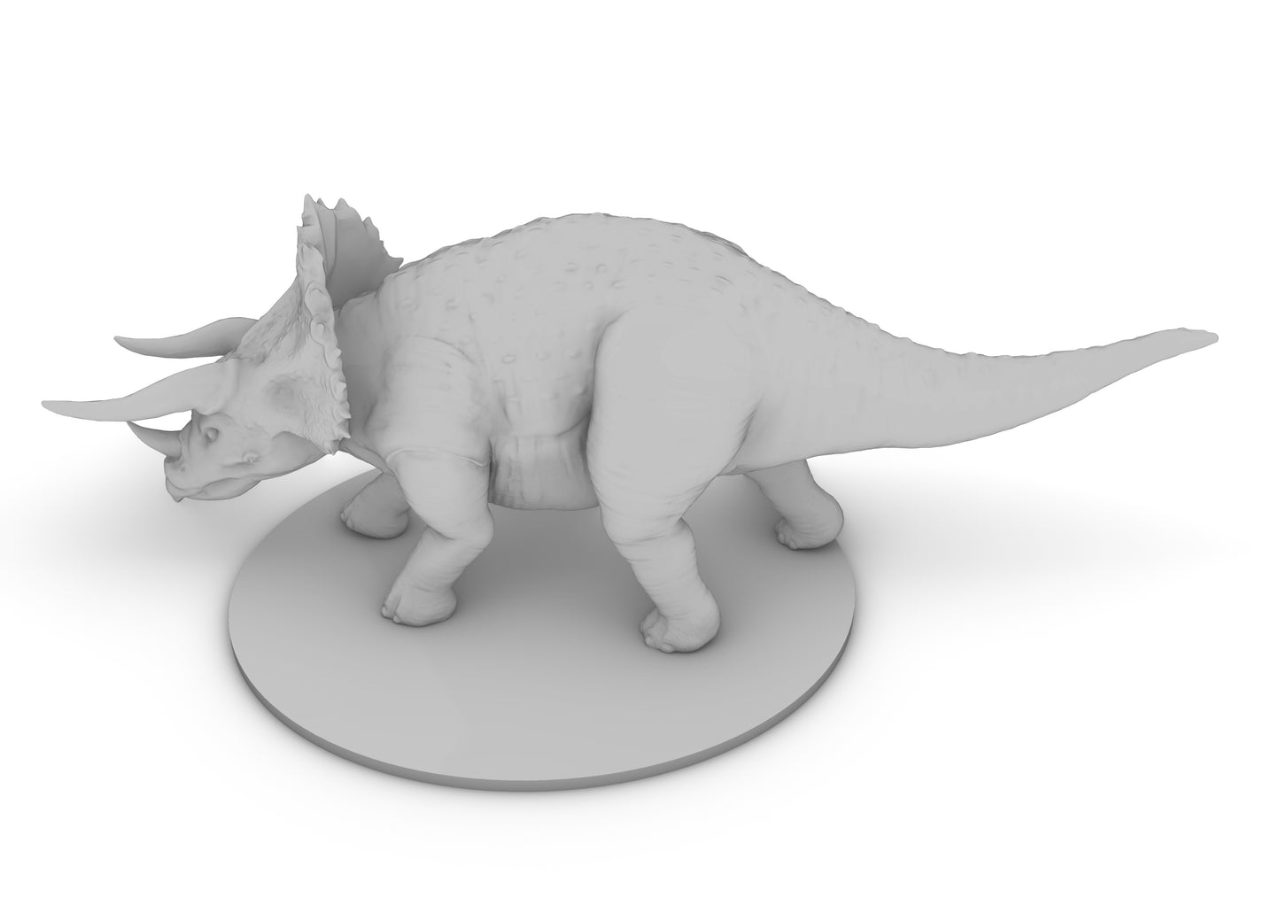 Triceratops Tabletop DND Gaming Miniature