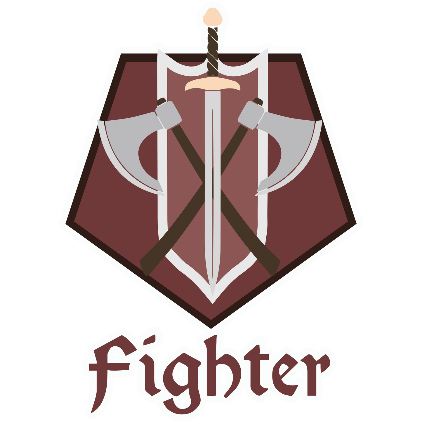 Fighter Sticker