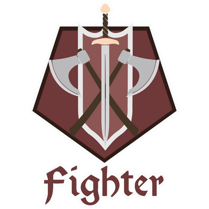 Fighter Sticker