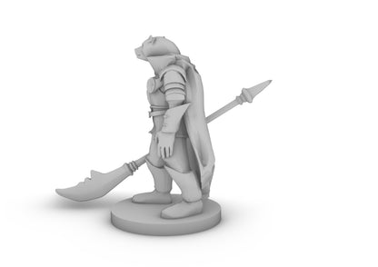 Werebear Knight Tabletop DND Gaming Miniature