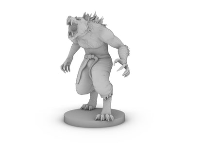 Werewolf Monk Tabletop DND Gaming Miniature